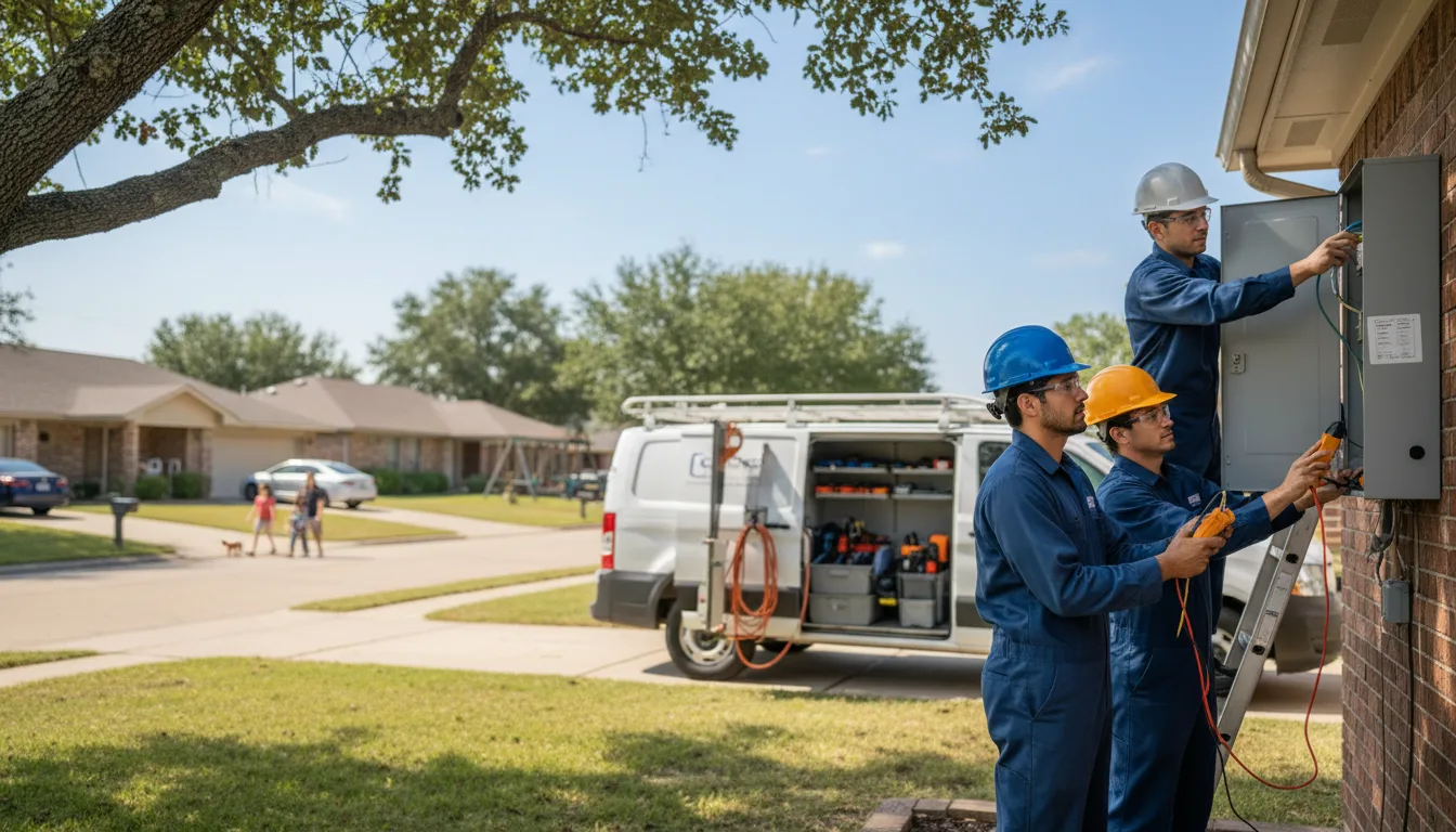 Certified electrician providing emergency electrical services in Ponca City, OK